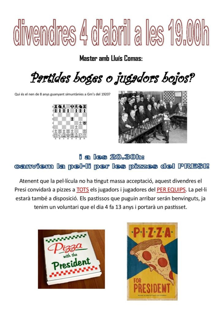 especial comas i pizzes for president